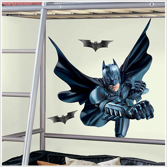 3-D Dark Knight Bat Man Mural