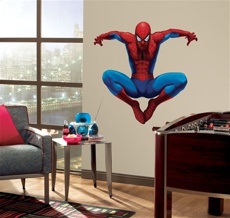 3-D Spiderman Mural