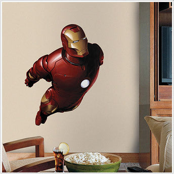 3-D Iron Man Peel & Stick Giant Wall Mural